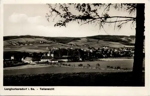 Langburkersdorf bei Neustadt i. Sa., Teilansicht -521232