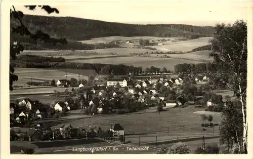 Langburkersdorf bei Neustadt i. Sa., Teilansicht -522336