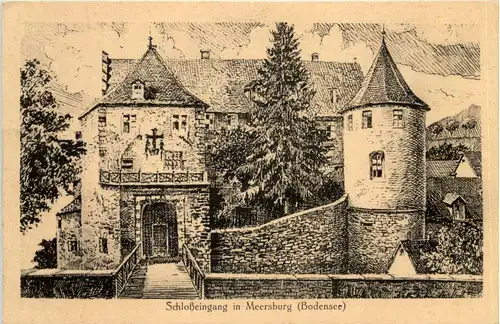 Meersburg, Schlosseingang -522840