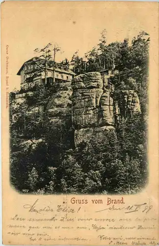 Sächs. Schweiz, Der Brand bei Hohnstein -522416