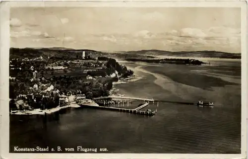 Konstanz-Staad v. Flugzeug aus -522940