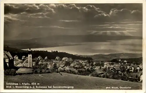 Scheidegg i. Allg., Blick v. Blasenberg a.d. Bodensee -521814
