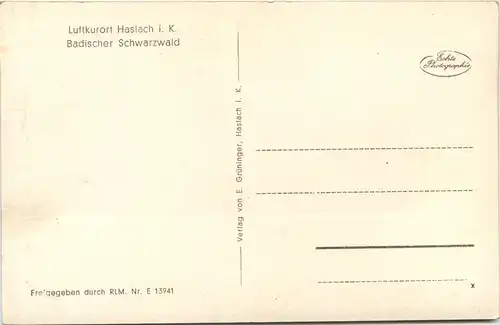 Kurort Haslach i. K. -521934