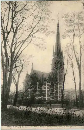 Gruss aus Berlin - Kaiser Friedrich Gedächtniskirche im Tiergarten -634056