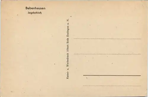 Bebenhausen, Jagdschloss -523200