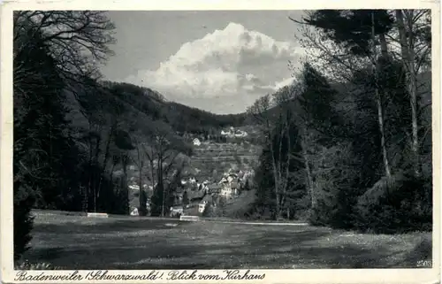 Badenweiler, Blick vom Kurhaus -522094