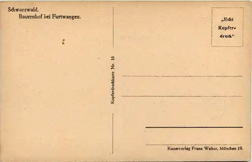 Schwarzwald, Bauernhof bei Furtwangen -523614