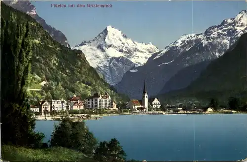 Flüelen mit Bristenstock -605352