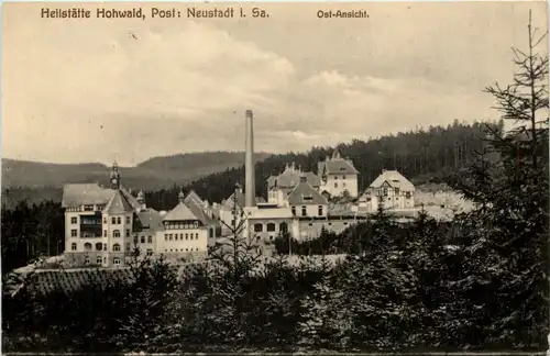 Heilstätte Hohnstein, Ost-Ansicht -523694