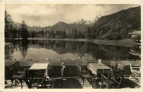 Böcklweiher - Berchtesgadener Land, mit Blick auf den Watzmann -522118