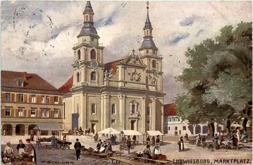 Ludwigsburg, Marktplatz -523584