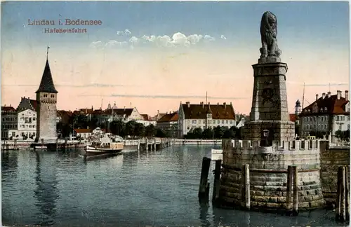 Lindau, Hafeneinfahrt -523664