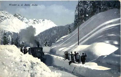 Winter an der Räthischen Bahn -605652