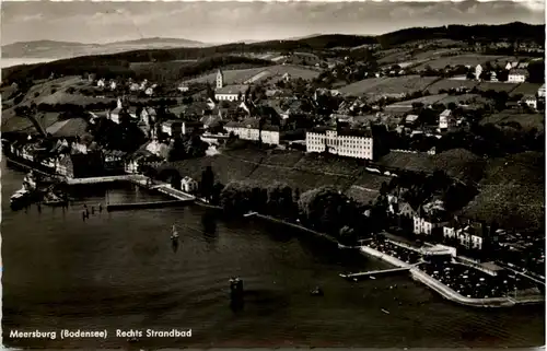 Meersburg, rechts Strandbad -522706