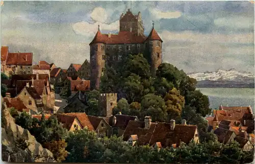 Meersburg, Schloss und Säntis -522754