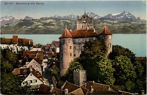 Meersburg, mit Säntis -522826