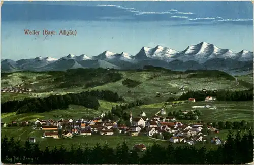 Weiler Allgäu - Künstler-AK Eugen Felle -606172