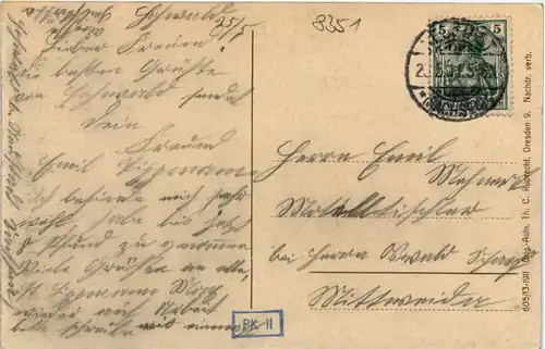 Heilstätte Hohwald, Neustadt i. Sa., Gesamtansicht mit Fernblick -523700