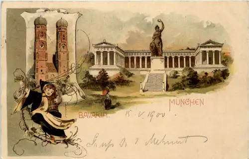 München - Bavaria - Litho -635404