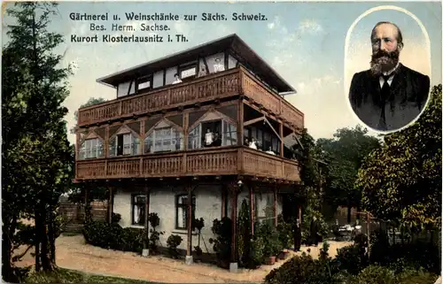 Klosterlausnitz - Gärtnerei und Weinschänke zur sächs. Schweiz -635094