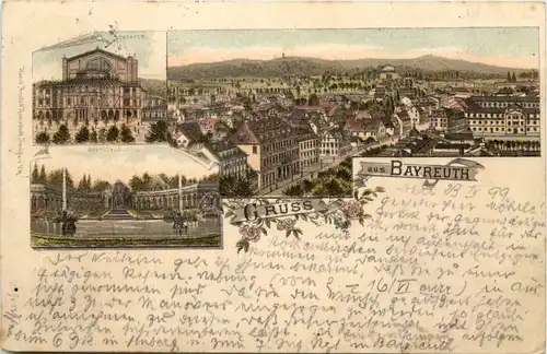 Gruss aus Bayreuth - Litho -635524