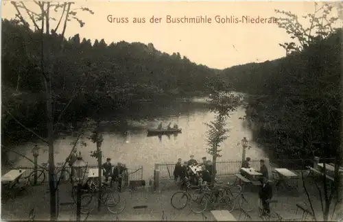 Gruss aus der Buschmühle Gohlis-Niederau -523126