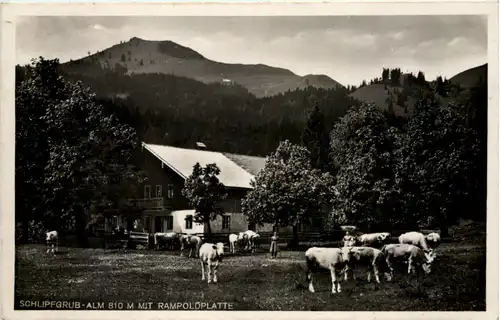 Schlipfgrub-Alm mit Rampoldplatte bei Brannenburg -523238