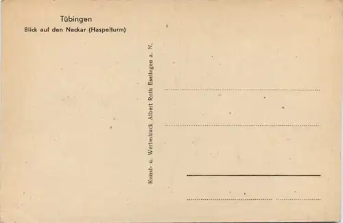 Tübingen, Blick auf den Neckar -523186