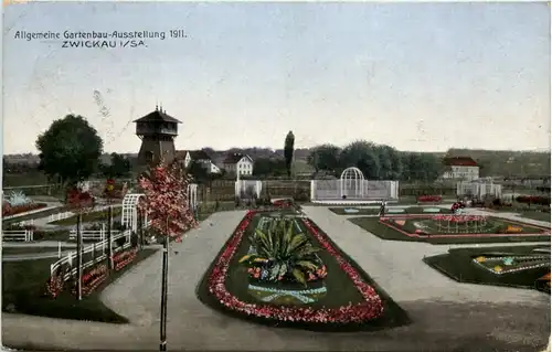 Zwickau - Allgemeine Gartenbau Ausstellung 1911 -634850