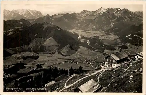 Hochgernhaus, Blick ins Achental -521888