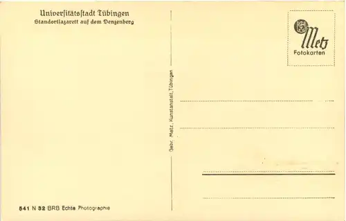 Tübingen, Standortlazarett auf dem Denzenberg -523338