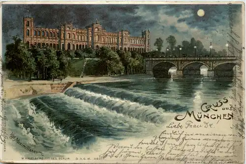 Gruss aus München- Litho -635374