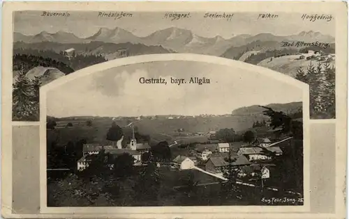 Gestratz Allgäu - Künstler-AK Eugen Felle -606572