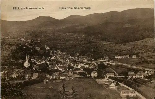 Zell am Harmersbach, Blick vom Sommerberg -521968