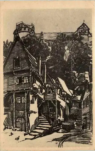 Tübingen, aus der Altstadt -523178