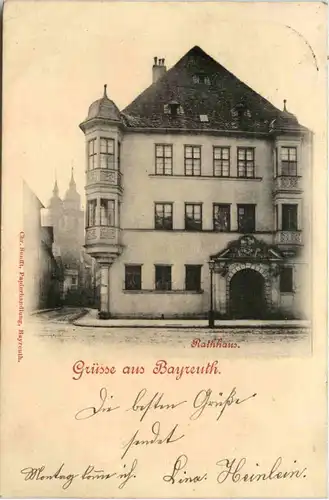 Gruss aus Bayreuth - Rathaus -635494