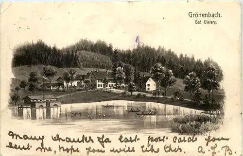 Grönenbach - Bad Clevers - Künstler-AK Eugen Felle -606732