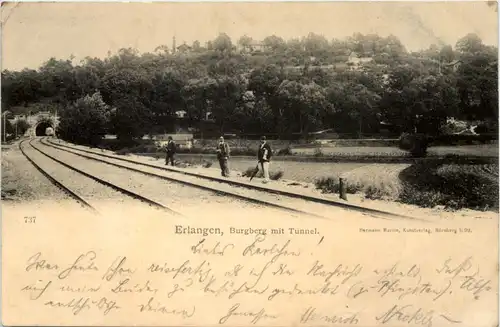 Erlangen - Burgberg mit Tunnel -635714