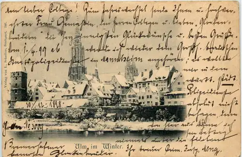 Ulm, im Winter -523336