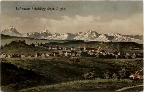 Scheidegg - Künstler-AK Eugen Felle -607110