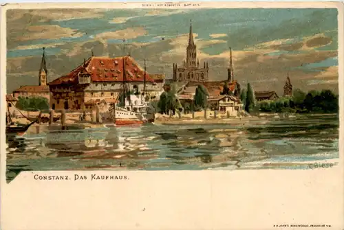 Constanz - Das Kaufhaus - Litho -636264