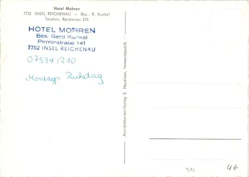 Insel Reichenau, Hotel Mohren -523810