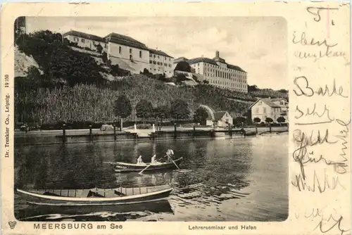 Meersburg, Lehrerseminar und Hafen -522548