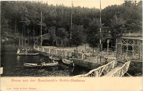 Gruss aus der Buschmühle Gohlis-Niederau -523870