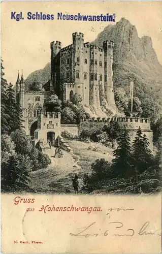 Gruss aus Hohenschwangau, Kgl. Schloss Neuschwanstein -523536