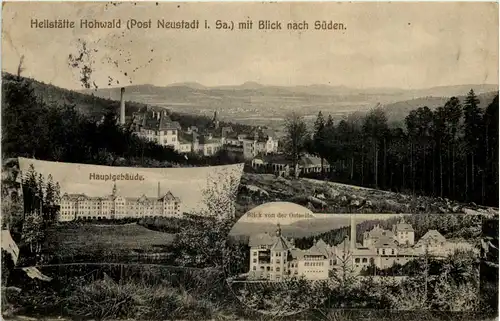 Heilstätte Hohwald, Neustadt i. Sa., mit Blick nach Süden -523702