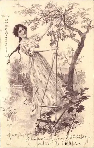 Frau auf Schaukel -634968