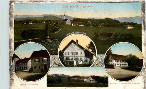 Gruss aus Christazhofen - Künstler-AK Eugen Felle -607332