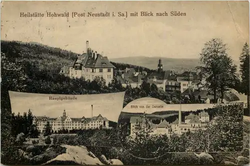Heilstätte Hohnstein, mit Blick nach Süden -523696