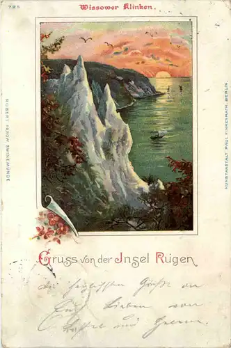 Gruss von der Insel Rügen - Litho -634960